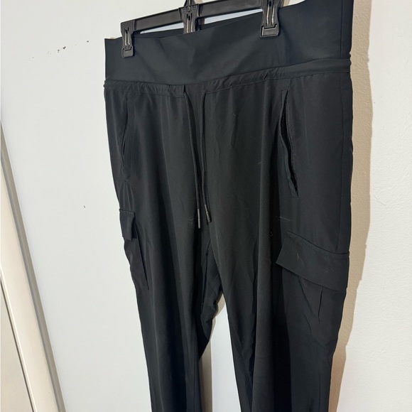 Athleta Black Track Pants Sleek Design - Picture 3 of 5